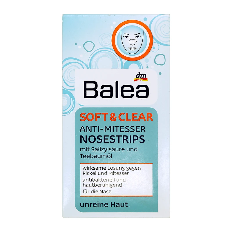 Balea Soft Clear Anti Mitesser Nase Streifen Mit Salicylsaure Teebaumol Tiefenreinigung Pickel Mitesser Verunreinigungen Strips Nose Strip Blackheads Aliexpress