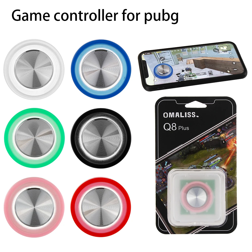 

New Fashion Mobile Phone Game Joystick Metal Touch Screen Button Controller For PUBG Android iPad Tablet Untra-thin Mini Rocker