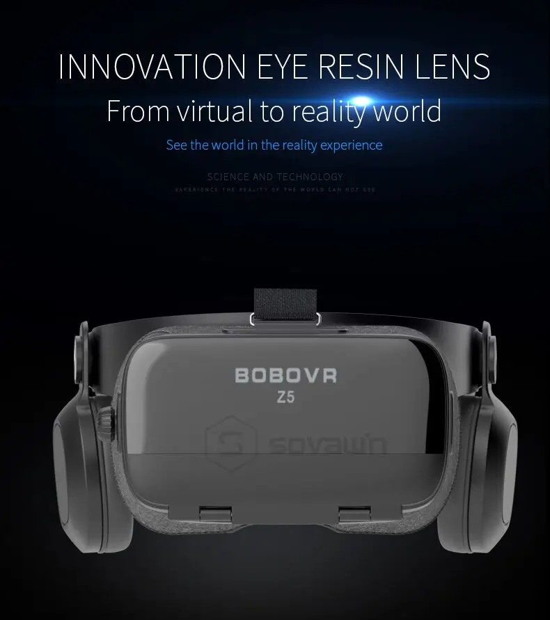 BOBOVR Z5 VR очки 3D Виртуальная реальность картонный шлем для Iphone Android смартфон с vr пультом дистанционного управления
