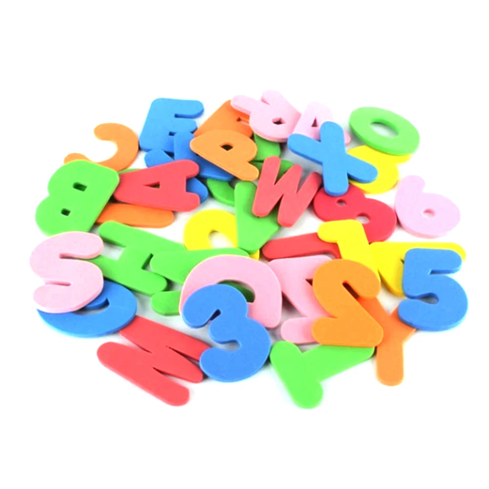 Детские душевые буквы и цифры игрушка A-Z буквы и 0-9 цифры пена плавающая игрушка головоломка для детей подарок 36 шт