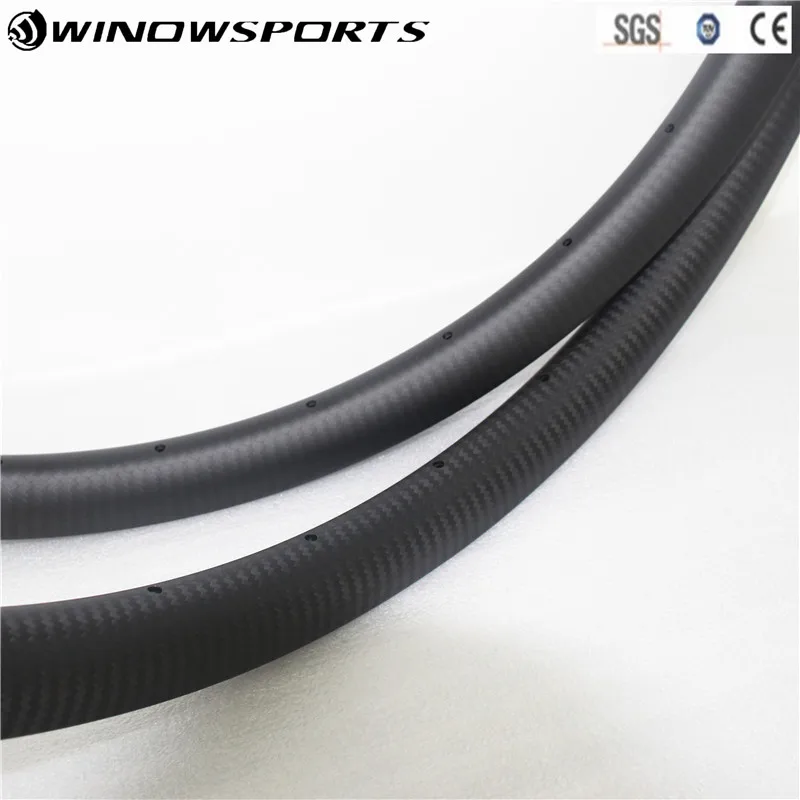 Flash Deal 2018  new 33mm width Hookless carbon rims 29er offset asymmetry For XC Cross Country MTB Bike Wheels Hookless Style Tubeless 2