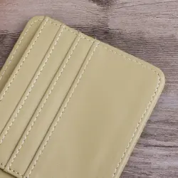 2018 Новый Мужской винтажный искусственная кожа Тонкий Двойные Кредитные ID держатель для карт, тонкий бумажник billfold кошелек клатч 11,5x1x10 см