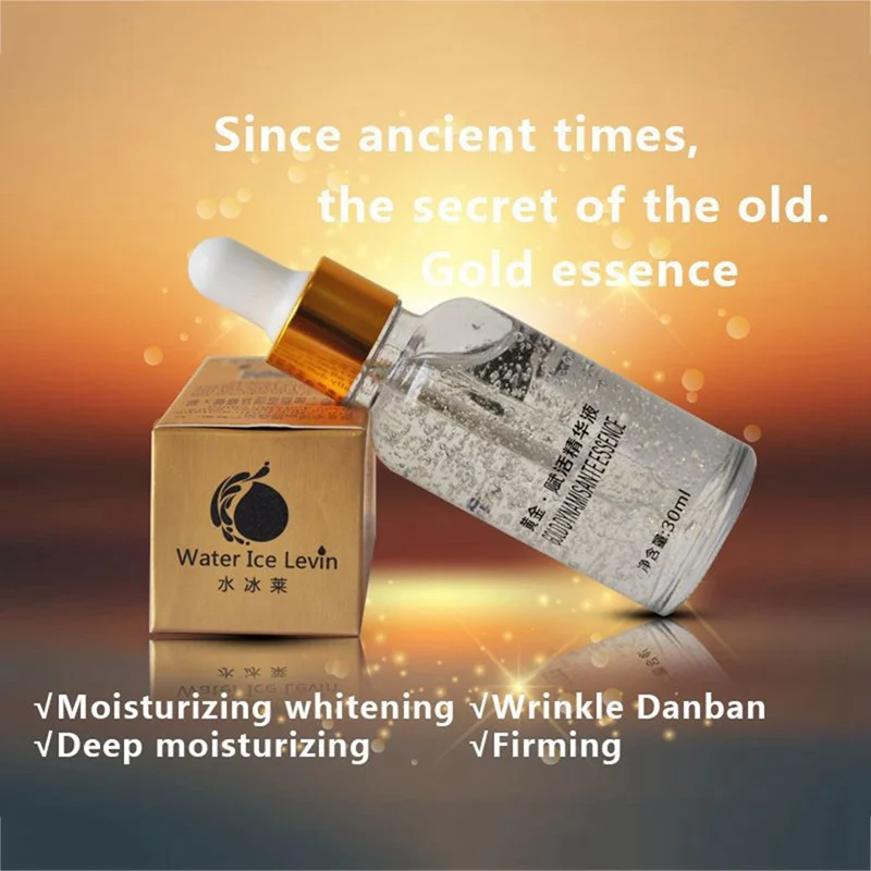 Skin Care 24k Gold Essence Beauty Face Anti aging Wrinkle Essence