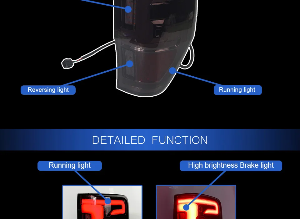 AKD автомобильный Стайлинг для Ford Ranger задний светильник s 2012- Ranger T8 T6 задний фонарь светодиодный задний светильник DRL тормоз заднего хода авто аксессуары