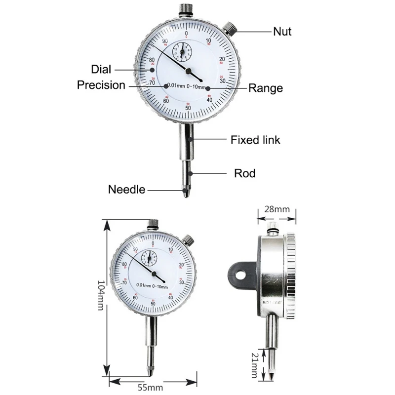 0-10 мм индикаторы набора номера цифровой индикатор Калибр калибровочный магнитный База преобразования автоматическое выключение функция измерительный инструмент