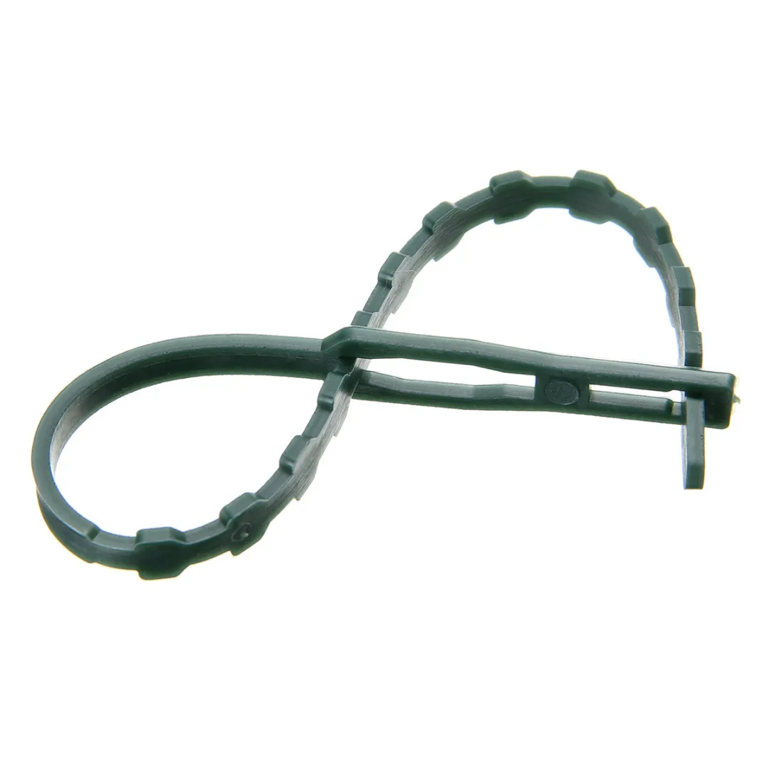 50Pcs Reusable Garden Plastic Plant Cable Ties Tree Climbing Support Garden Plant Pot MArker Flower Plant Tie for Garden Tools