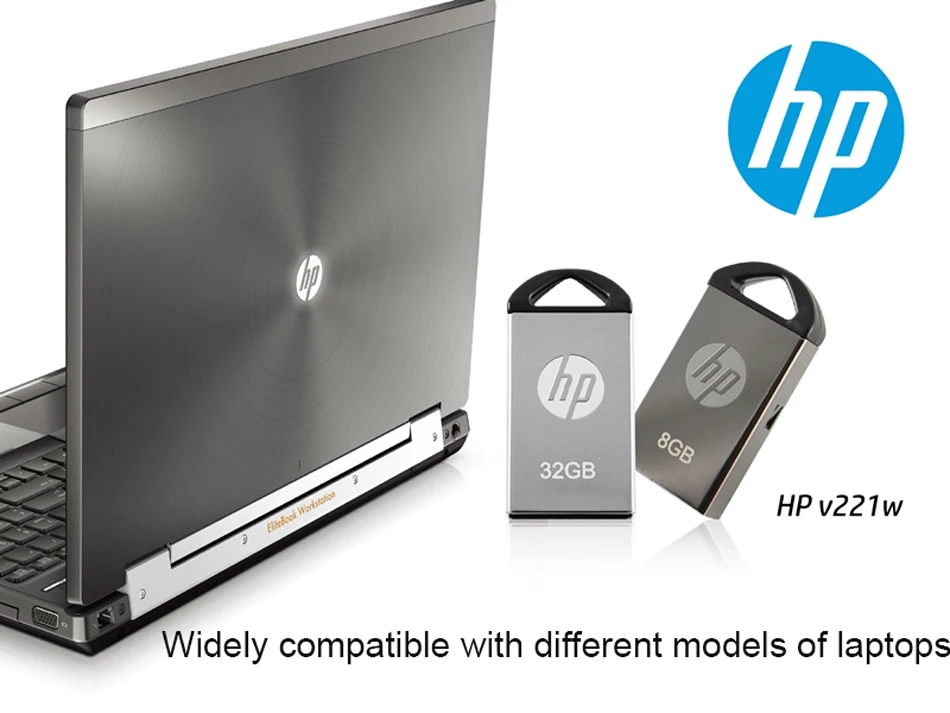 HP Dual use USB Flash Drive 16GB/32GB/64GB Pen Drive Pendrive Waterproof Flash Drive Memory stick USB disk mini Metal Dustproof