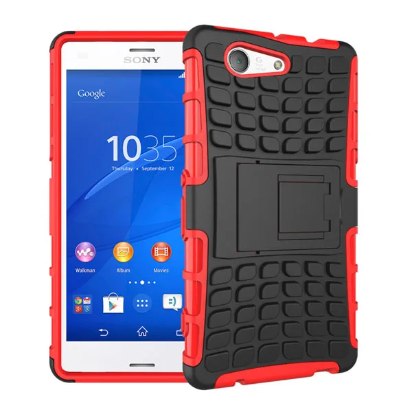 Чехол для sony Xperia Z3 Z5 Compact Coque, защитный противоударный чехол Etui для sony Z2 Mini Compact D5803 Fundas, чехол для смартфона - Цвет: Red