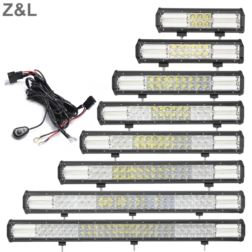 

12V 24V LED LIGHT BAR OFFROAD CAR SUV TRUCK 4WD 4X4 ATV TRAILER BOAT CAMPER PICKUP SPOT FLOOD COMBO VEHICLE AUTO DRIVING LAMP