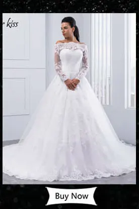 Lover Kiss элегантное мусульманское свадебное платье с длинным рукавом и высоким воротником для невесты, исламские свободные платья, Свадебные невесты, Vestido De Noiva