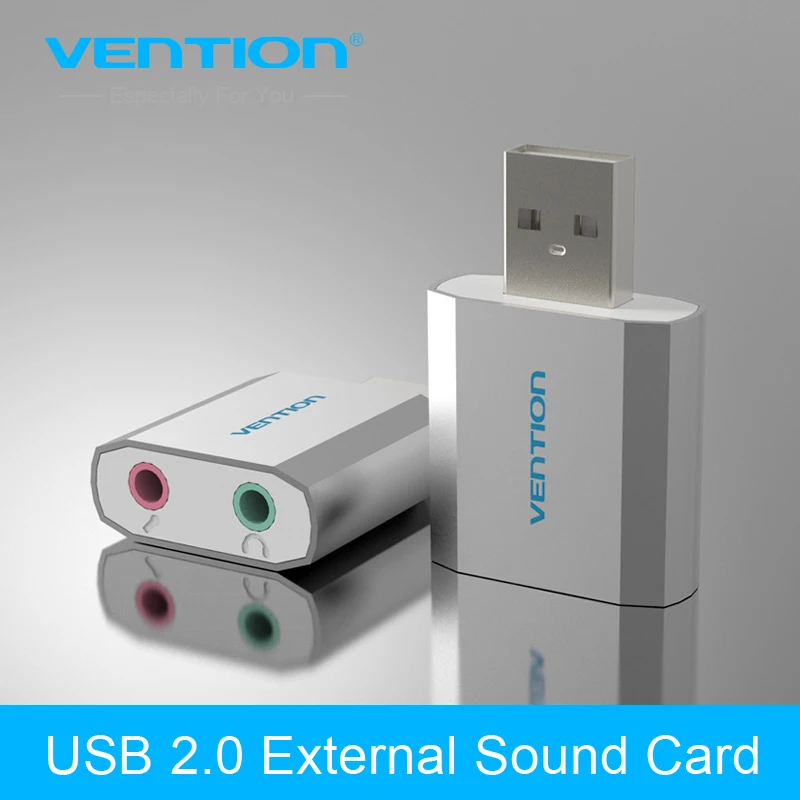 Vention Free Drive USB 2.0 External Sound Card Audio Sound