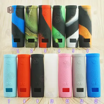 

RHS Factory wholesale 50pcs silicone case for Uwell Nunchaku 80W 18650 TC VW Wattage Mod skin sleeve cover protective sticker