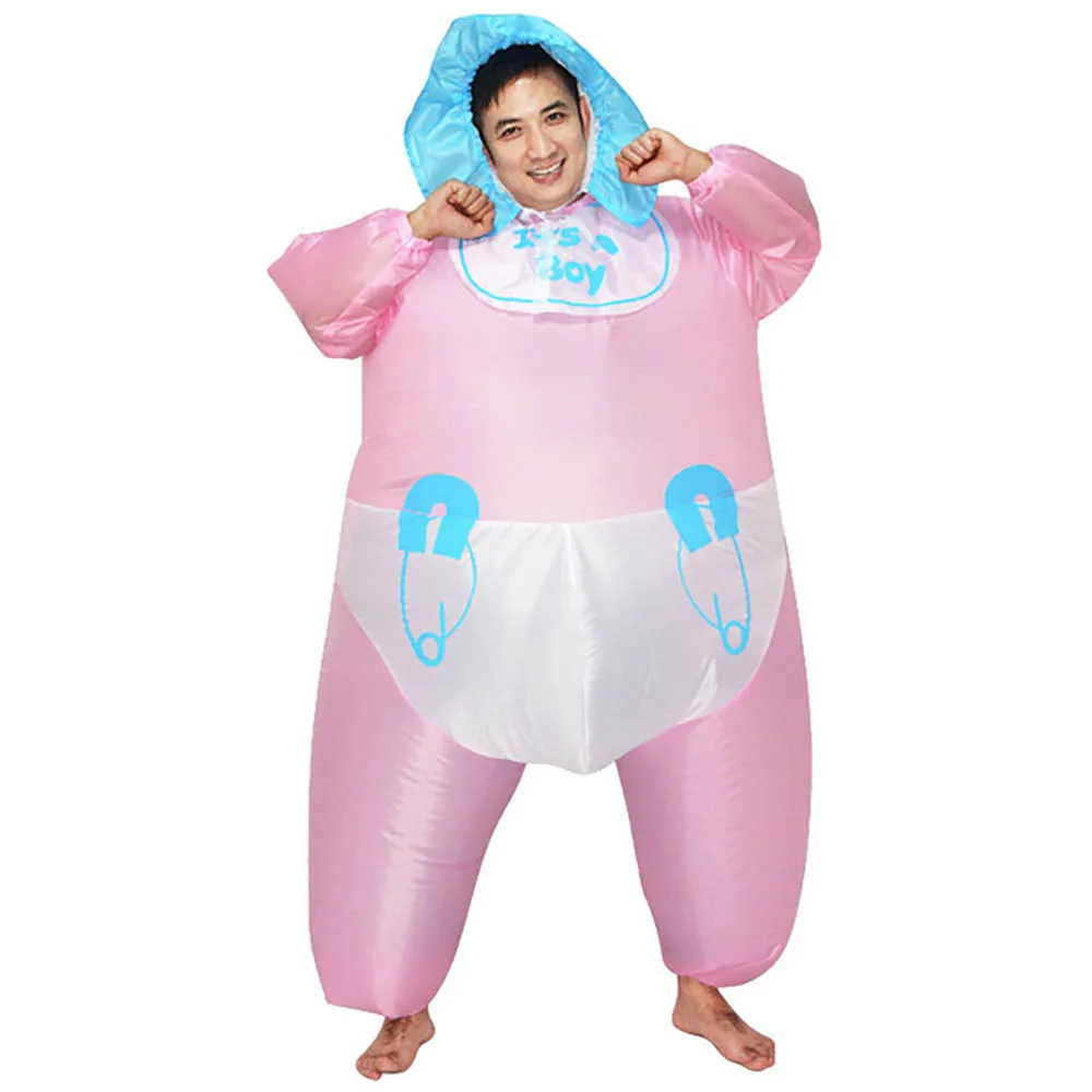 Halloween Inflatable Costume For Adult Kids Blow Up Fat Suit Funny Fancy Dress Party Ghost Grim Reaper Dinosaur Clown Pirate