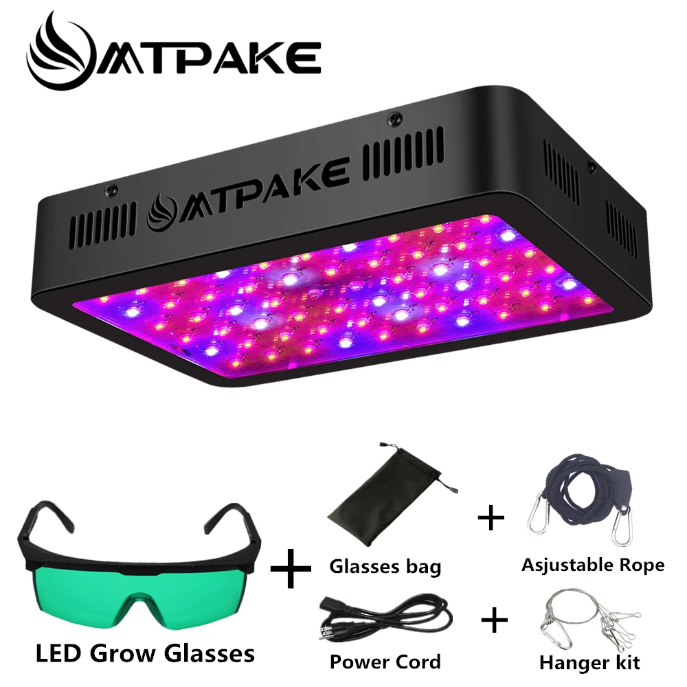 Mtpake светодиодный grow light 300/600/800/1000/1200/1500/1800/2000 W полный спектр для комнатных растений парник, теплица для выращивания растений с/х Светодиодная лампа