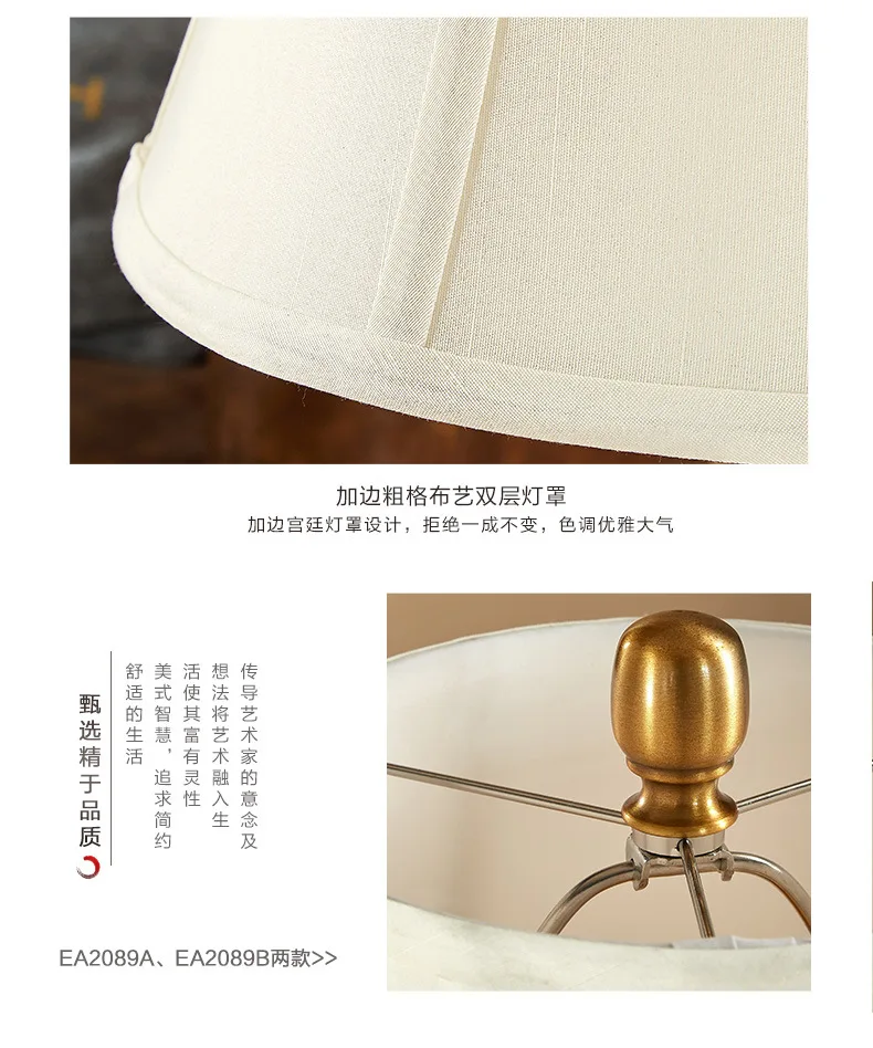 TUDA 24X45 см китайский стиль Керамическая Настольная лампа традиционный дизайн Ручная роспись Керамическая Настольная лампа украшение Настольная лампа E27