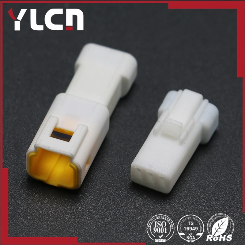 Free shipping 3 Pin female and male Automotive Connector Plug Housing