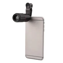 Универсальный 18X портативный мини HD высокомощный телескоп для мобильного телефона с длинной съемкой с зажимом металлический телефон объектив