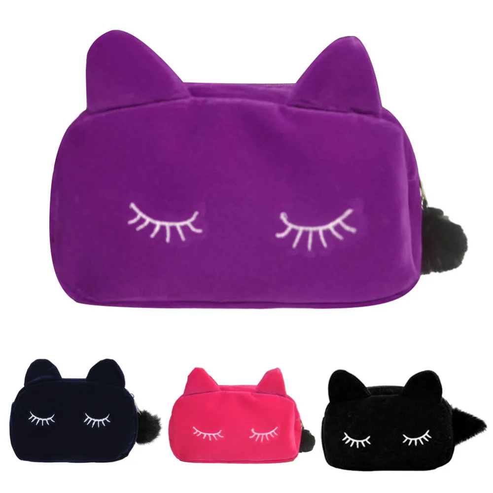 Buy Beauty Cute Cat Cosmetic Case Cosmetic Pouch Bags