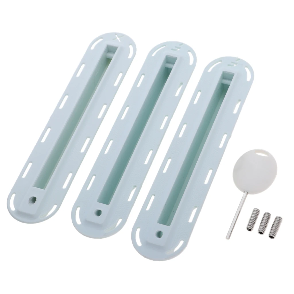 1Set Surfboard Tri Fins Box For Future Box Slot for Surfing SUP Screw Surf Fin