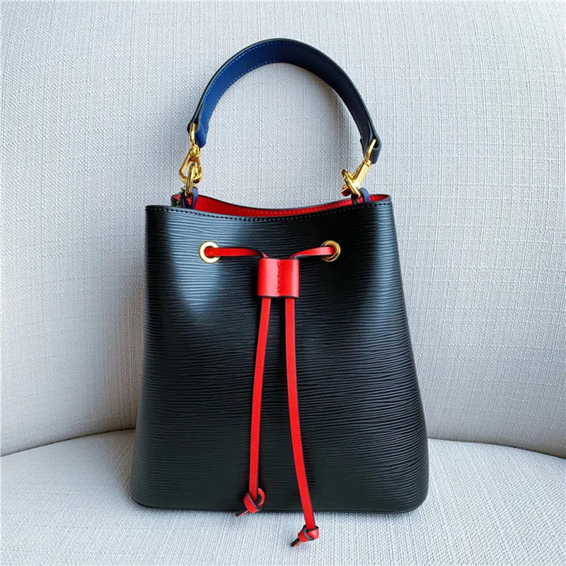 Женские роскошные кожаные сумки из натуральной кожи волнистые ручные