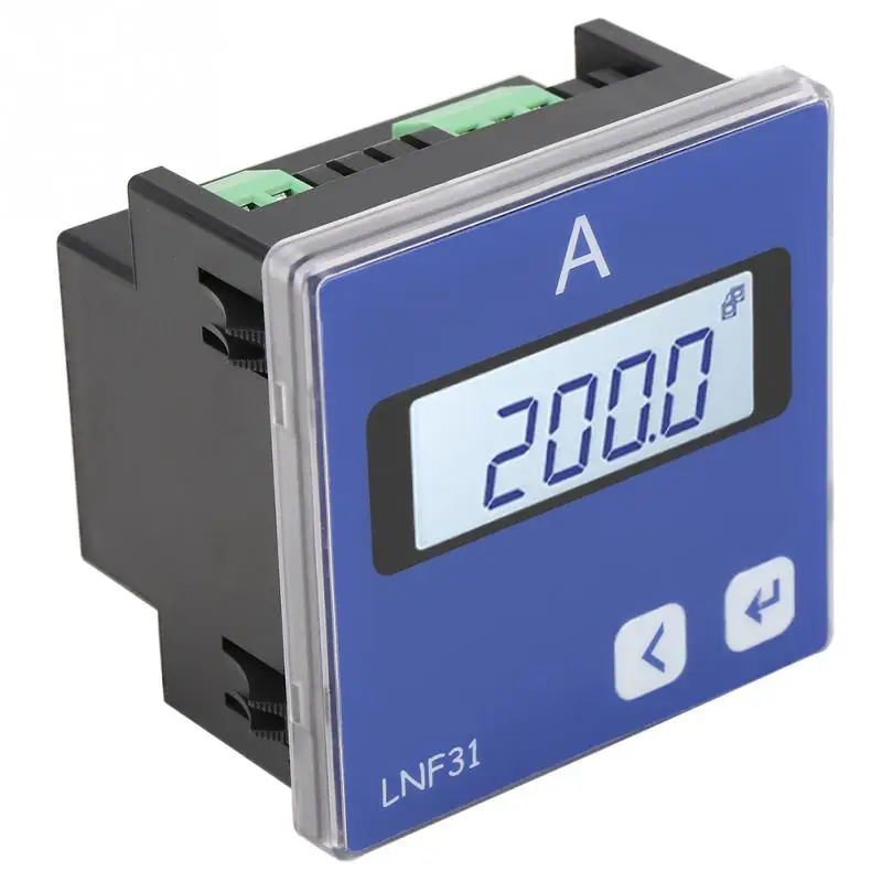 

Digital Ammeter LNF31 Digital LCD Display Programmable Single-phase Current Smart Electric Ammeter Current Meter