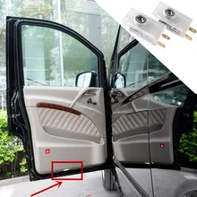 Светодиодный светильник для автомобиля с логотипом двери, Лампа для проектора, светильник для Mercedes Benz w210 Viano Sprinter 906 Vito W639 AMG, логотип