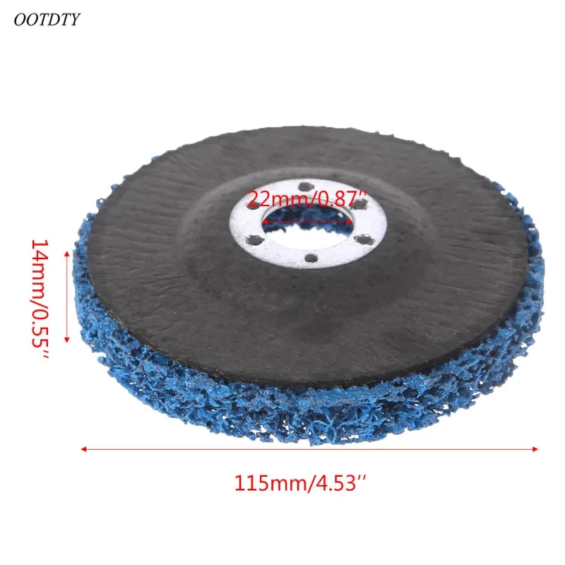 OOTDTY 115x22 мм чистая полоса грубого шлифовального диска краски удаления пыли угловая шлифовальная машина инструменты