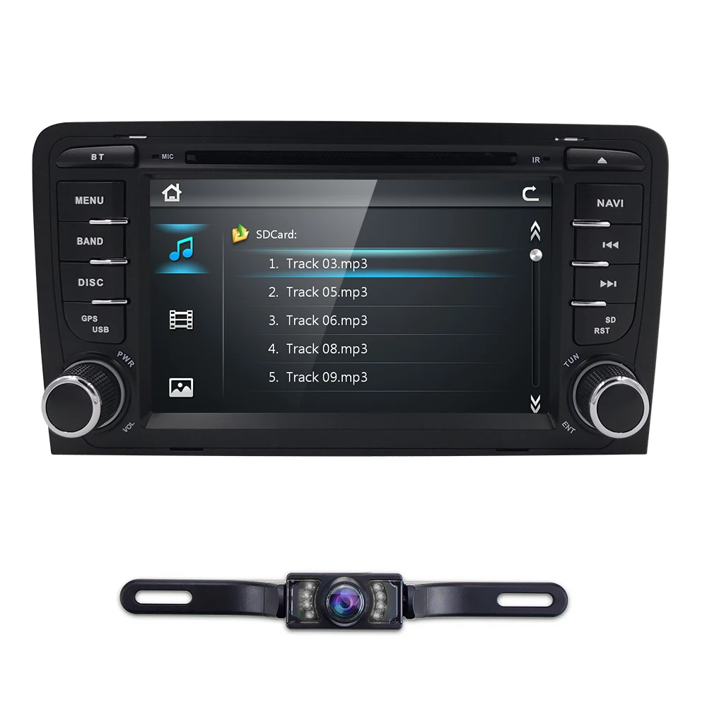 7 &quot2 DIN Авторадио автомобильный DVD плеер головное устройство для Audi A3 S3 RS3 2003 2004 2005