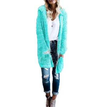 

Women Fashion Casual Loose Sweater Long Sleeve Cardigan Knitting Hooded Sweater Outwear To