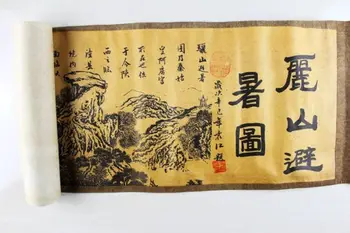 

China Antique collection Calligraphy and painting Summer resort diagram