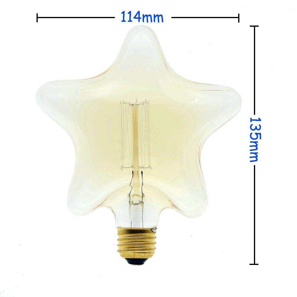 40 Вт/60 W 220V E27 Edison светильник шарик из углеродистой стали катод Эдисон Ретро Винтаж можно использовать энергосберегающую лампу или светодиодную лампочку) ST64/ST58/A19/T45/G80/G95/G125/T300