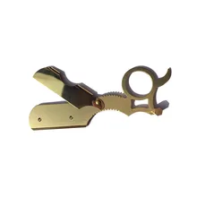 Профессиональный мужской ручной бритвенный резак для бороды высокое качество из нержавеющей стали прямой край Парикмахерская бритва складной бритвенный нож