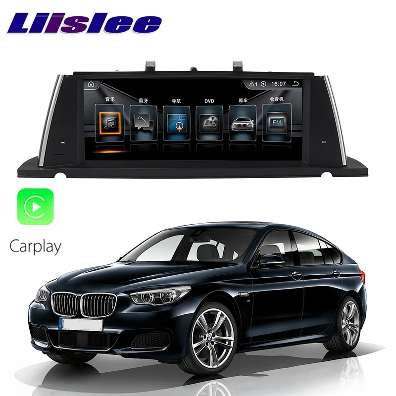 LiisLee Car Multimedia GPS Audio Hi-Fi Radio Stereo For BMW 5 Series F07 GT 2013~2017 Original NBT Style Navigation NAVI
