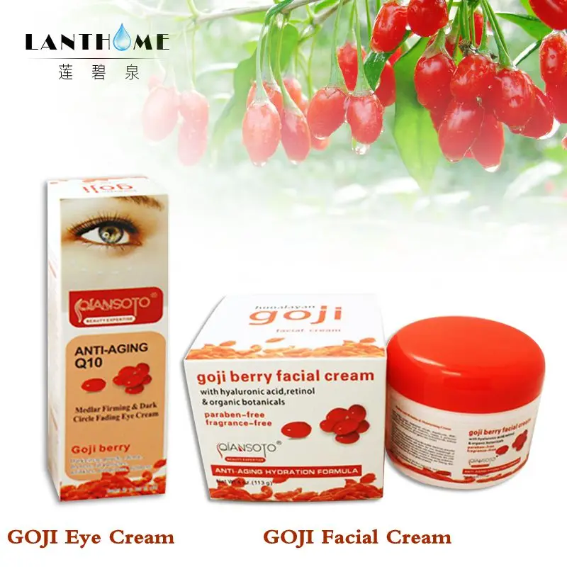 

Q10 Goji facial cream eyes cream Goji cream face Whitening skin care Anti wrinkle eye cream Remove dark circles under eyes