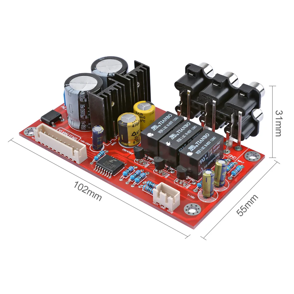 AIYIMA CS3310 Audio Volume Preamplifier Board 3 Way Switch Input Remote Control Volume Preamp LCD Display Signal Switch Preamp