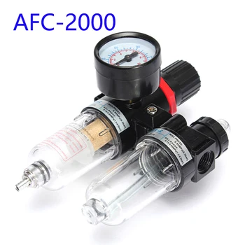 

AFC2000 G1/4" Air Filter Regulator Combination Lubricator ,FRL Two Union Treatment oil water separation