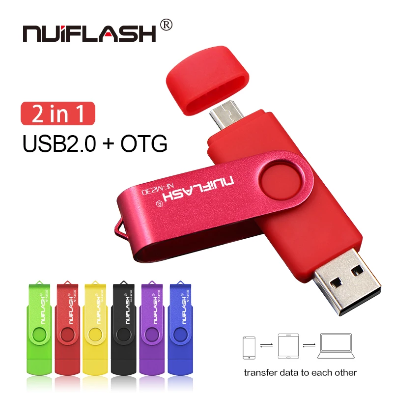 

Best Sale OTG USB Flash Drive cle usb 2.0 stick 64G otg pen drive Smartphone Pendrive 4g 8g 16g 32g 128G storage devices