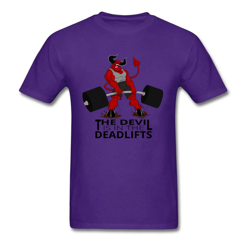 Prevalent Men Tshirts O Neck Short Sleeve Cotton Fabric Beelzebro Deadlift Tops Shirt Customized T Shirt Top Quality Beelzebro Deadlift purple