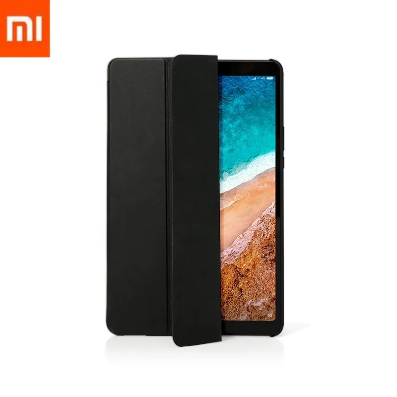 Xiaomi mi Pad 4 Plus, чехол, кожаный, умный, ультра тонкий, mi pad, планшет, ПК, из искусственной кожи, держатель для Xiaomi mi Pad 4 Plus - Цвет: Black MiPad 4Plus