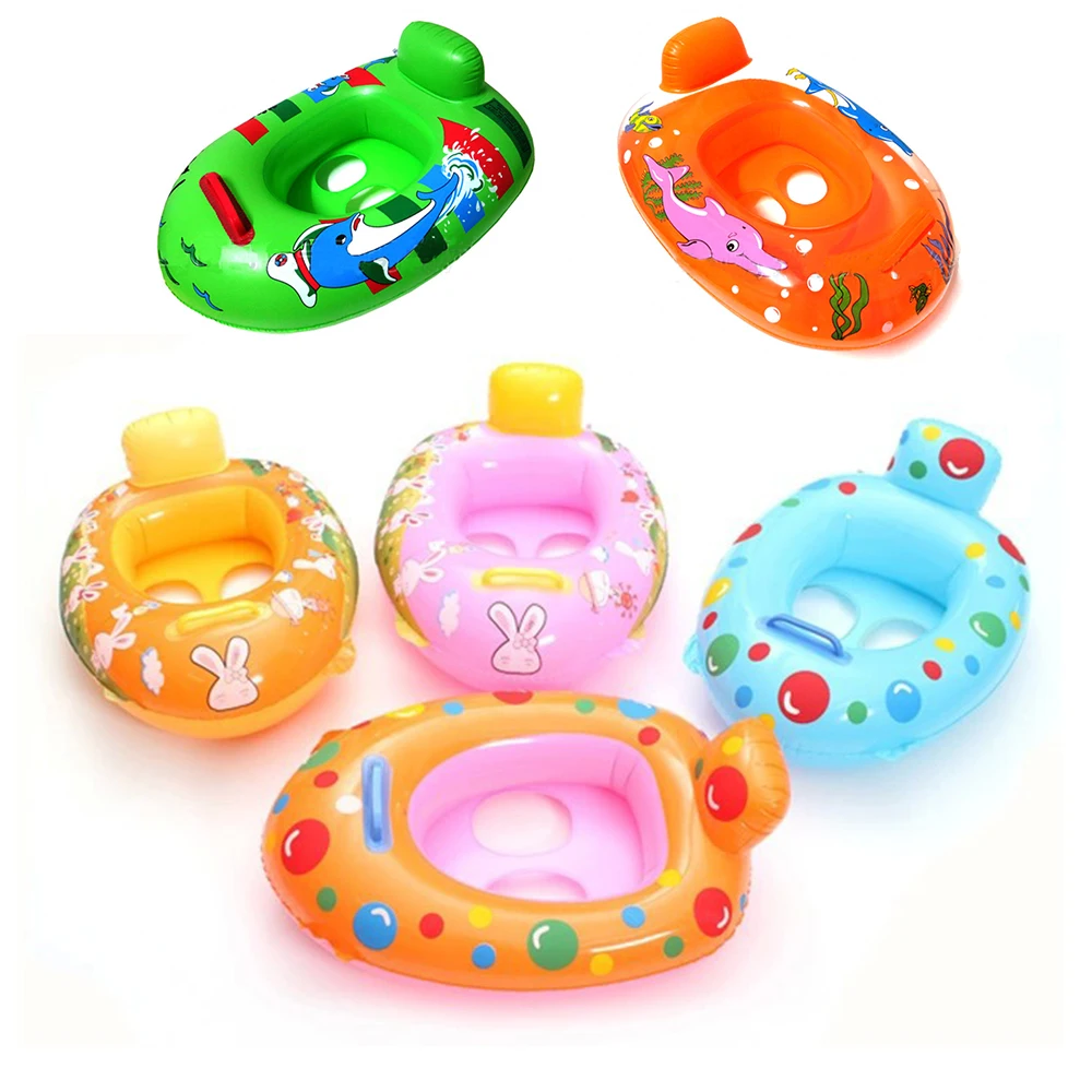 

Swimming Pool Kids Cartoon Inflatable Swim Ring Double Layer Thickened Baby Swimming Protector Armpit Float Laps Inflatable Ring