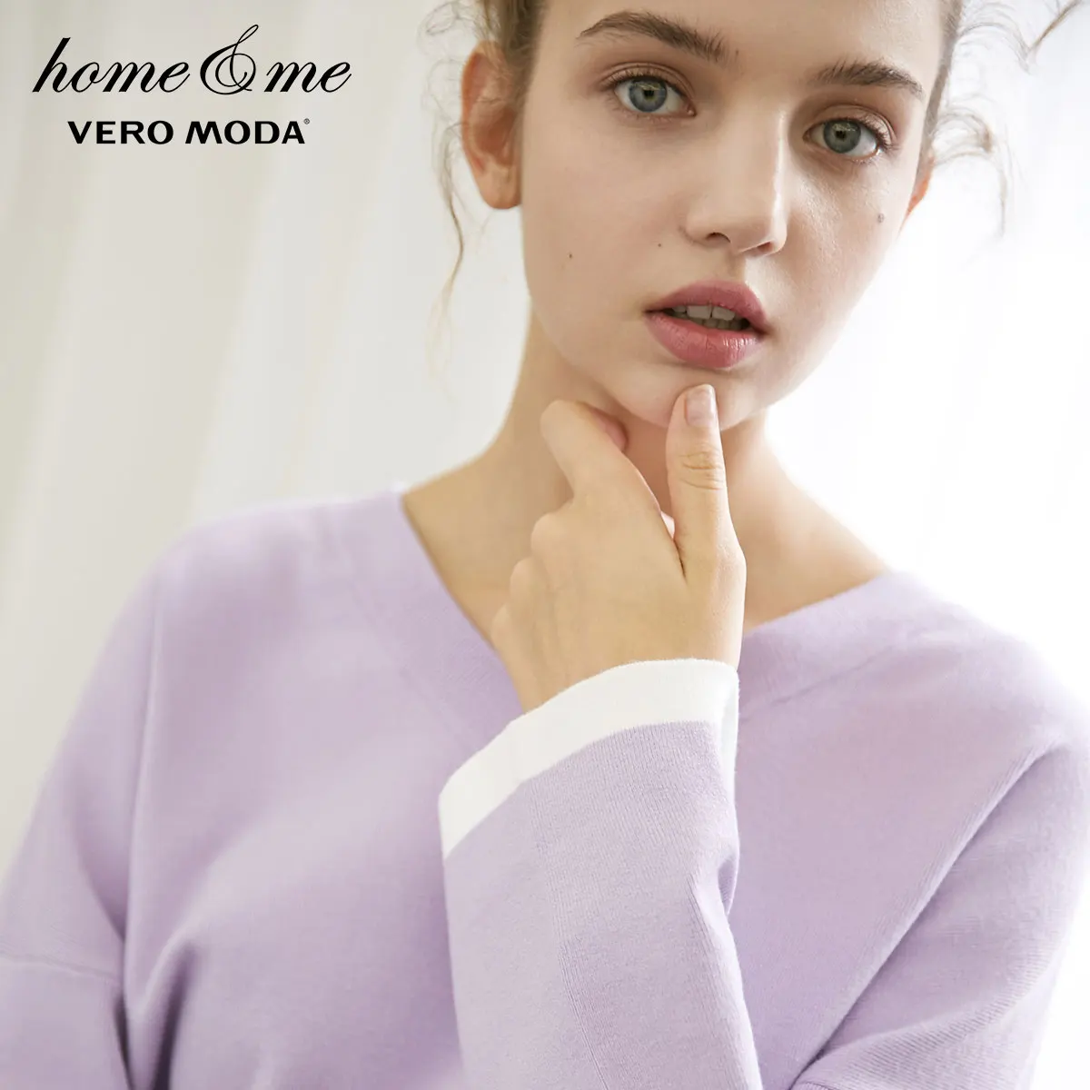 Najtaniej Vero Moda 2019 nowe dzianiny długie spodnie o kroju boot cut garnitur homewear | 3183K6504