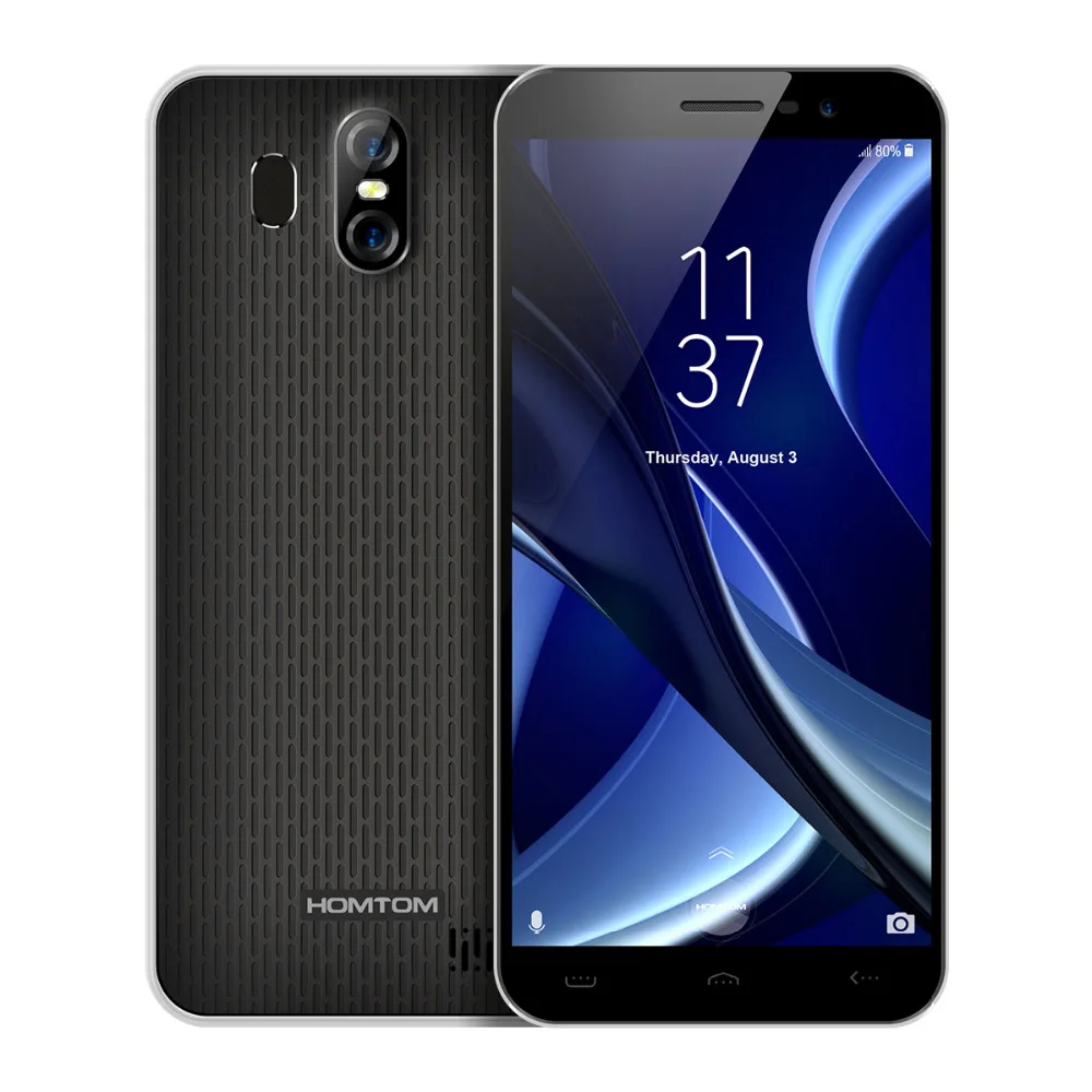 HOMTOM S16 5 дюйма 18:9 край менее Дисплей смартфон Android7.0 mt6580 четыре ядра 2 ГБ 16 13MP 3000 мАч