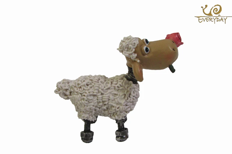 Повседневная коллекция миниатюрный Сказочный Мини Сад фигурки овец животных свадебный дом бонсай украшения для самодельного изготовления аксессуары