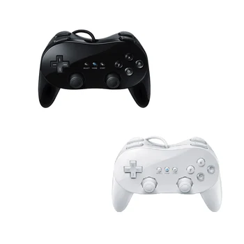

Portable Nintend Wii White/Black Classic Wired Game Controller Joystick Motion Pro Remote Controller Gamepad for Nintend Wii