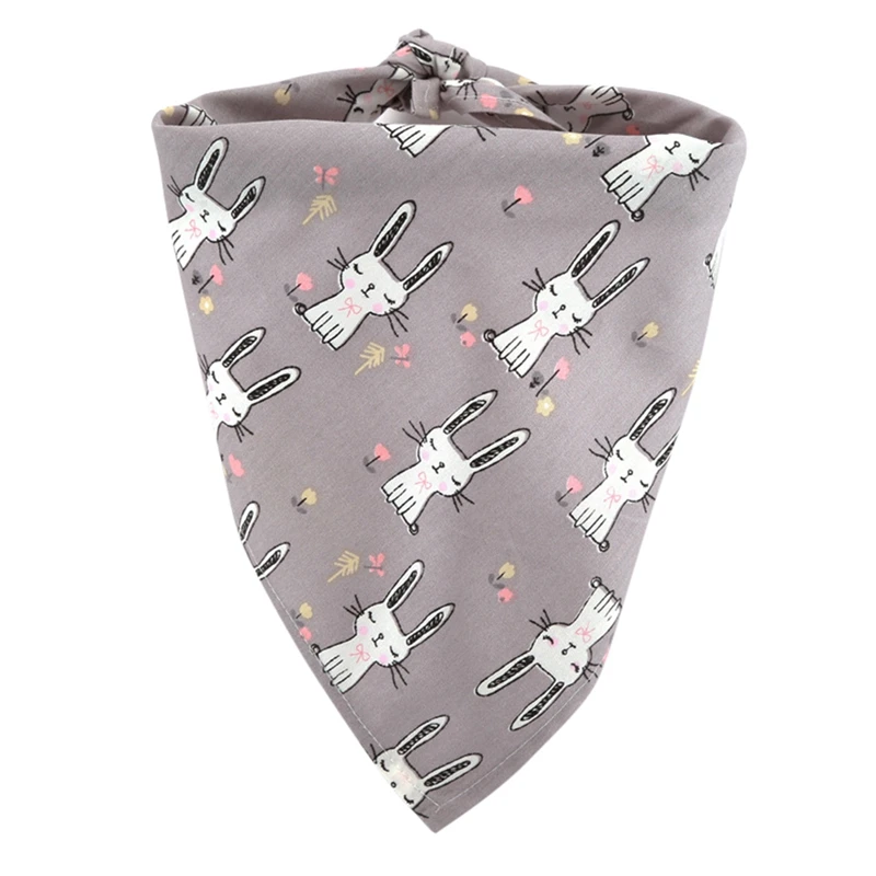 

Dog Scarf Pet Dog Bandana Bib Cotton Rabbit Printed Pet Bandanas Washable Bibs Bow Ties Collar Cat Dog Supplies