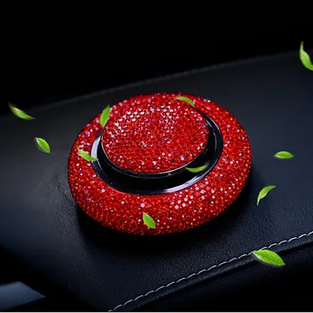 

Crystal Bling Sparking Car Air Freshener Essential Oil Diffuser Air Conditioning Outlet Clip Perfume Automobile Interior Decor