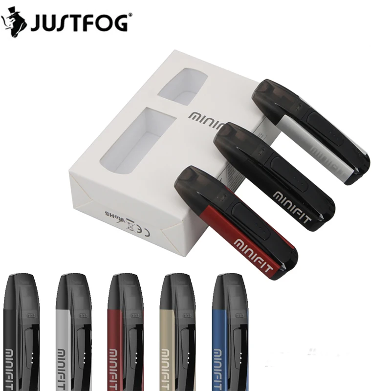 Original Justfog Minifit Pod Kit with 370mAh Battery Pod Vape and 1.5ml Clearomizer Tank Electronic Cigarette Vape Pen Vapeador Original Justfog Minifit Pod Kit with 370mAh Battery Pod Vape and 1.5ml Clearomizer Tank Electronic Cigarette Vape Pen Vapeador
