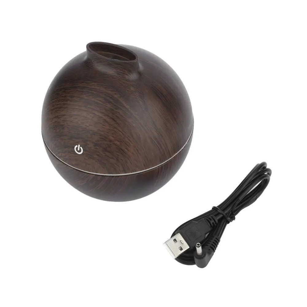 

130ml Aroma Essential Oil Diffuser, Wood Grain Cool Mist Humidifier with Whisper-Quiet, Aroma Diffuser Mist Maker for Home