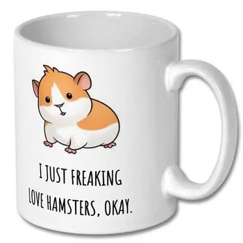 

Funny Coffee Mug, Hamster Cute Mug,Hamster Gift Cup, High Gloss Coffee Mug 11oz