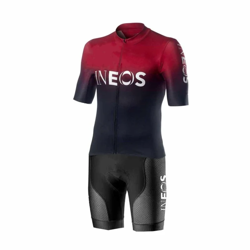 pro team ineos красный цельный велокостюм для езды на велосипеде, Джерси, гоночные боди, MTB Ropa Ciclismo, велосипедный спортивный костюм, Майо, гелевая подкладка